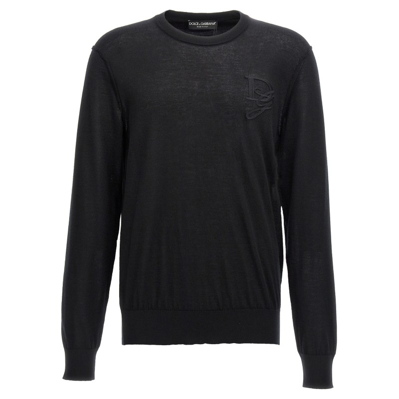 Logo embroidery sweater