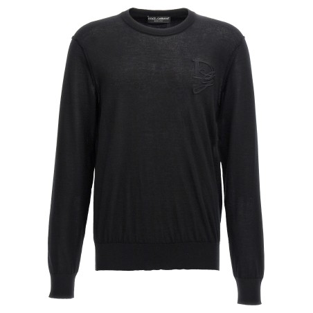 Logo embroidery sweater