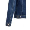Denim jacket with used effect