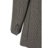Single-breasted micro houndstooth blazer