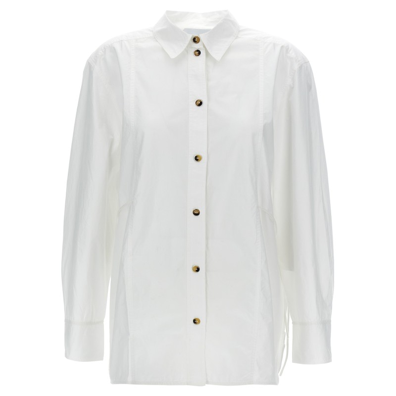 Lace-up shirt