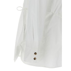 Lace-up shirt