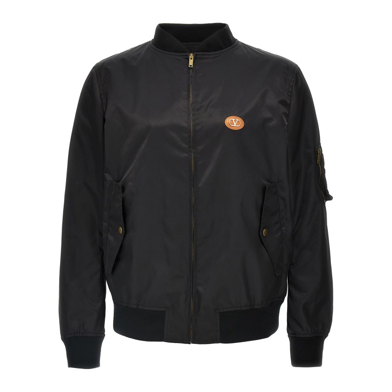 Valentino Garavani logo bomber jacket