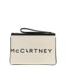Logo clutch bag
