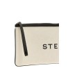 Logo clutch bag