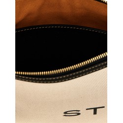 Logo clutch bag
