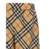 Check silk bermuda shorts