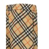 Check silk bermuda shorts