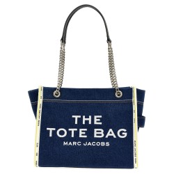 'The Denim Chain Medium Tote' shoulder bag