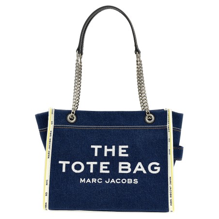 'The Denim Chain Medium Tote' shoulder bag