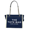 'The Denim Chain Medium Tote' shoulder bag