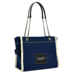 'The Denim Chain Medium Tote' shoulder bag