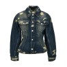 'The Rip And Repair Fluted Denim Jacket' jacket