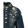 'The Rip And Repair Fluted Denim Jacket' jacket