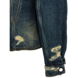 'The Rip And Repair Fluted Denim Jacket' jacket