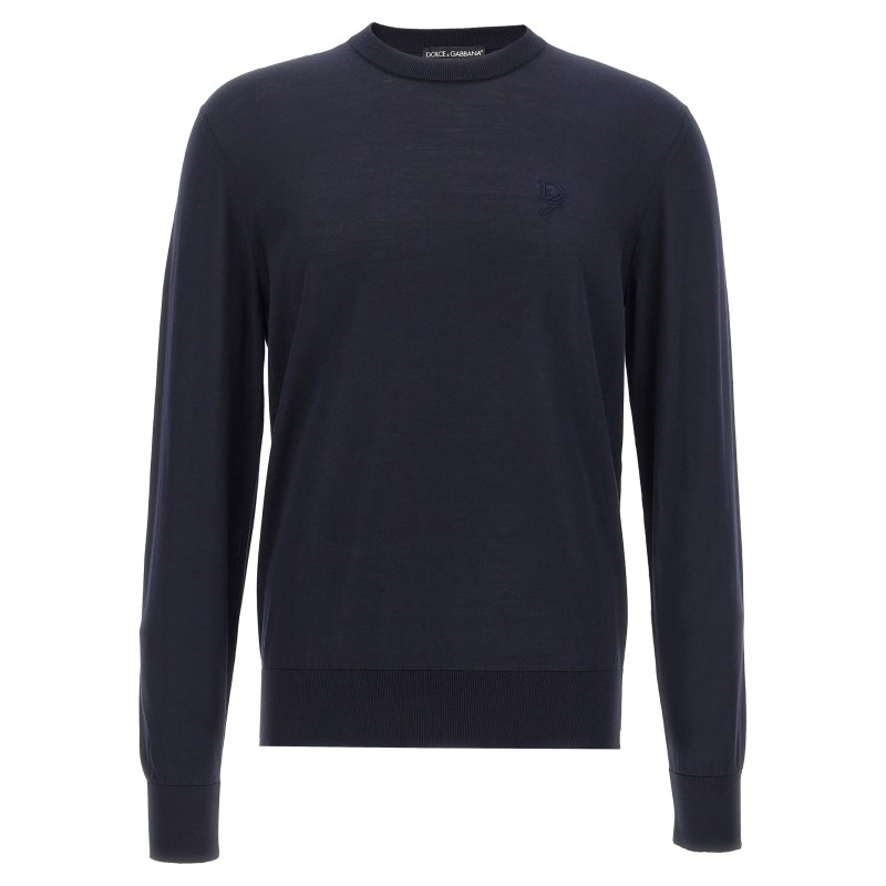 Logo embroidery sweater