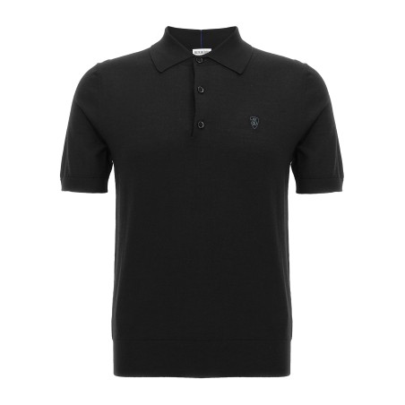 Wool polo shirt