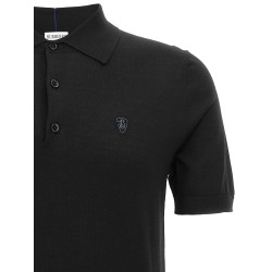 Wool polo shirt