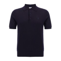 Wool polo shirt