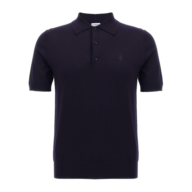 Wool polo shirt