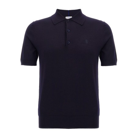Wool polo shirt