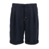 Linen bermuda shorts