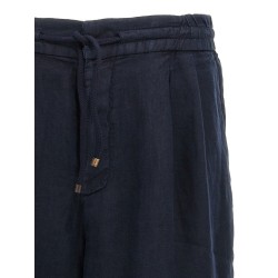 Linen bermuda shorts