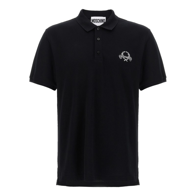 Logo embroidery polo shirt