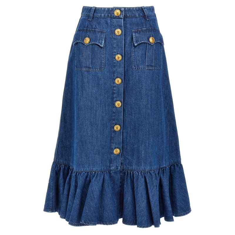 Valentino Garavani denim skirt