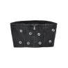 'Studded Denim' top