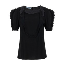 Cady crêpe top