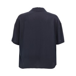 Silk polo shirt