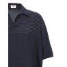 Silk polo shirt