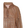 Openwork sweater