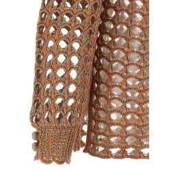 Openwork sweater