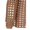 Openwork sweater
