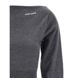 Cropped knit top