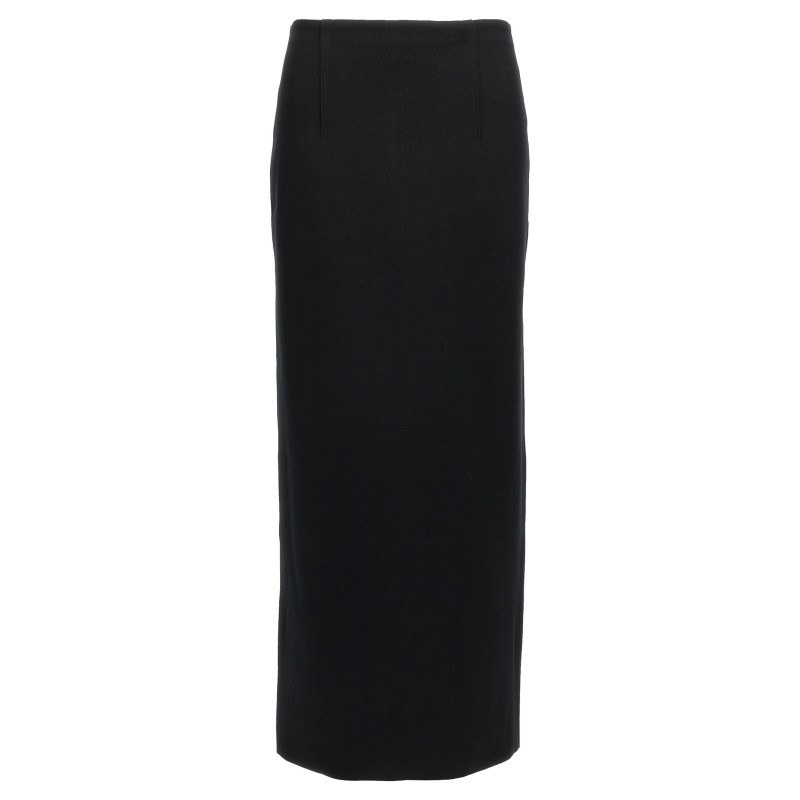 Double face knit skirt