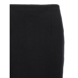 Double face knit skirt