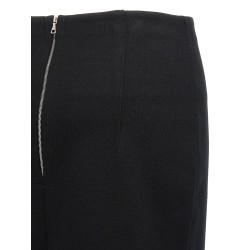 Double face knit skirt