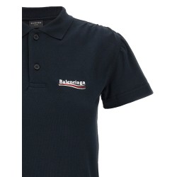 Logo embroidery polo shirt