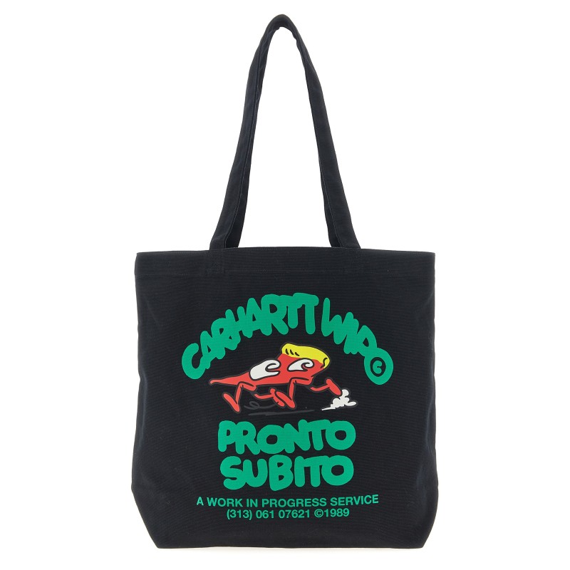'Canvas Graphic Tote' shopping bag