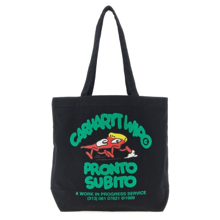 'Canvas Graphic Tote' shopping bag