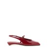 Patent leather slingback