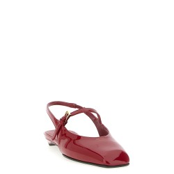 Patent leather slingback