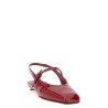 Patent leather slingback
