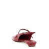 Patent leather slingback