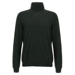 Wool turtleneck sweater