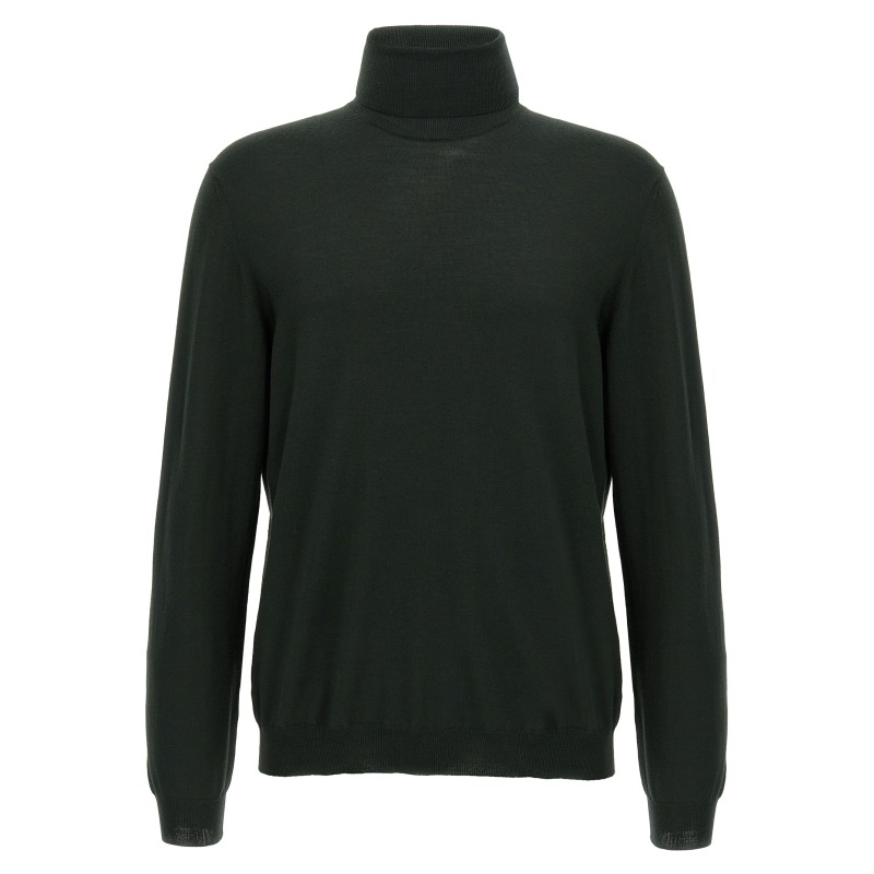 Wool turtleneck sweater