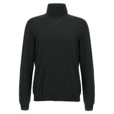 Wool turtleneck sweater